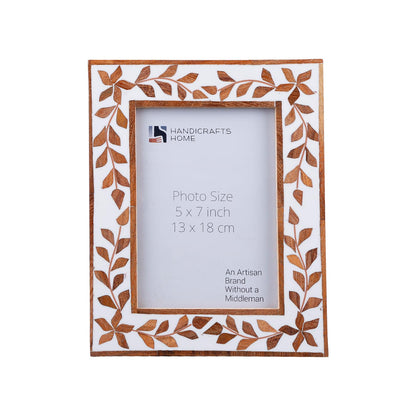 Handicrafts Home Handmade 5x7 Wood Picture Frame Neutral Modern Home Decor