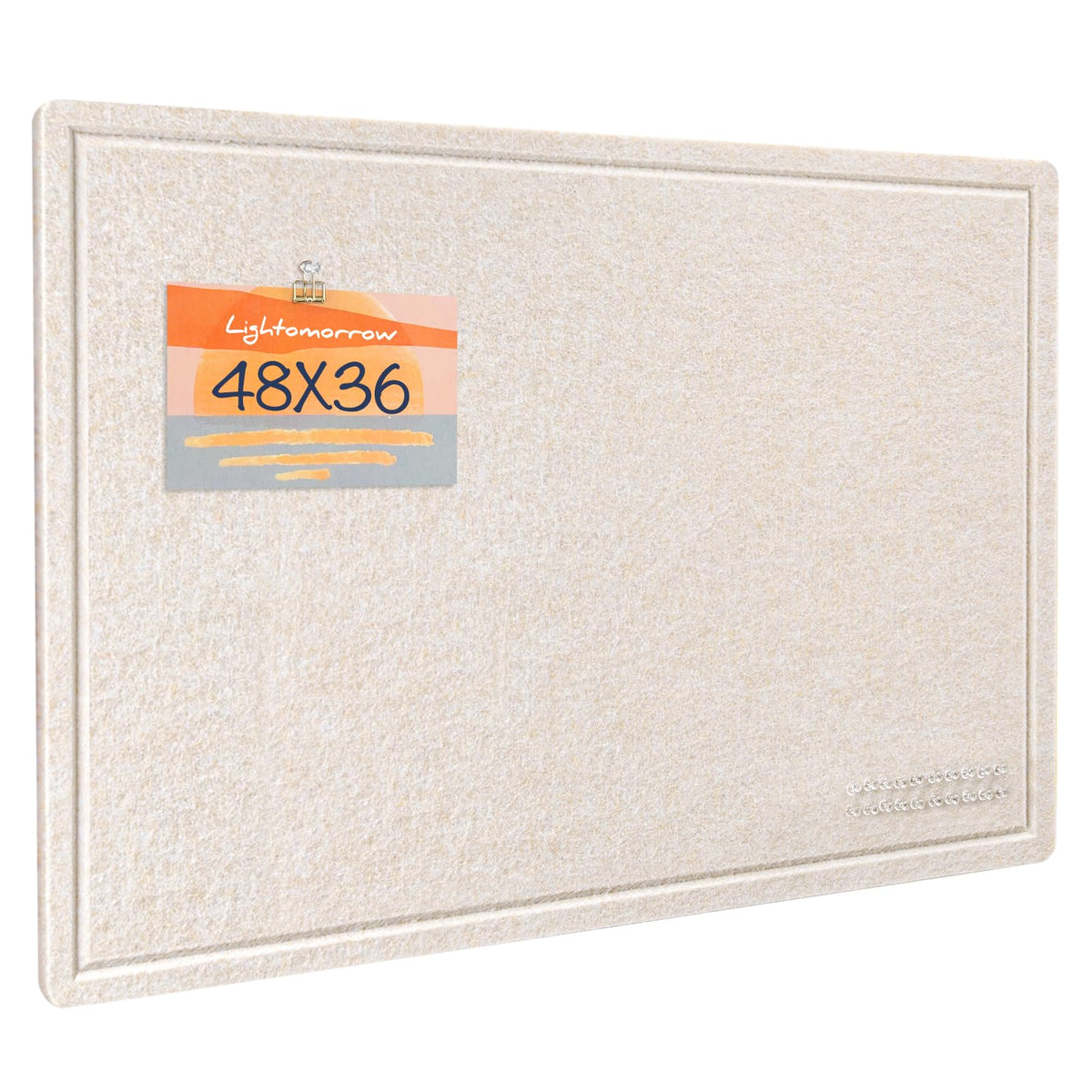 Felt Bulletin Board 36x24 inches, Decorative Pin Board for Home & Office