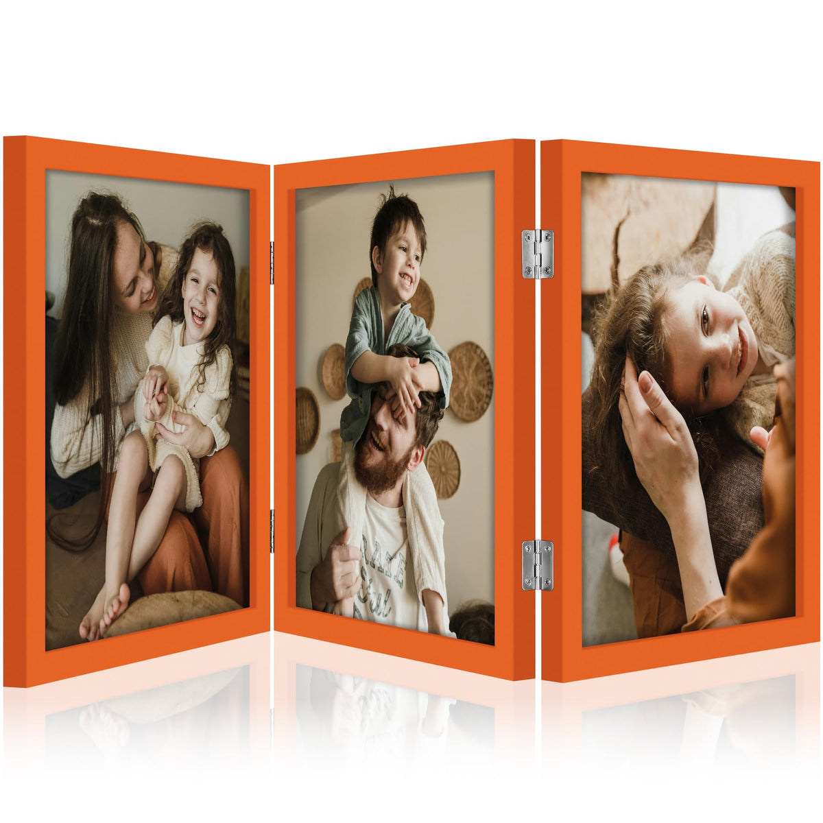 decorUhome Black Triple 4x6 Picture Frame Vertical