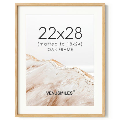 4x6 Picture Frame, USA-Sourced Natural Maple Wood Photo Collage Frame with HD Tempered Glass, Modern Simple 4 x 6 Wooden Frame Matted to 3.5x5, Gallery Wall Frames for Art, Wall or Tabletop Display