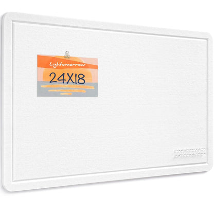 Felt Bulletin Board 36x24 inches, Decorative Pin Board for Home & Office