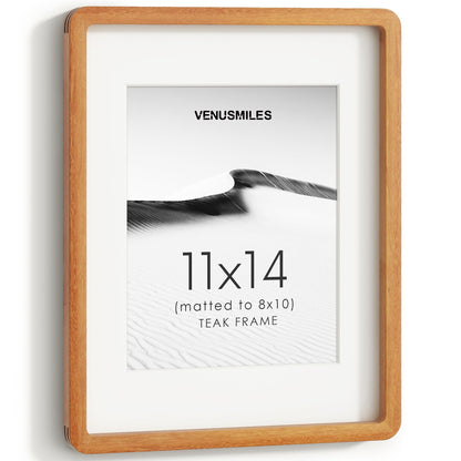 4x6 Picture Frame, USA-Sourced Natural Maple Wood Photo Collage Frame with HD Tempered Glass, Modern Simple 4 x 6 Wooden Frame Matted to 3.5x5, Gallery Wall Frames for Art, Wall or Tabletop Display