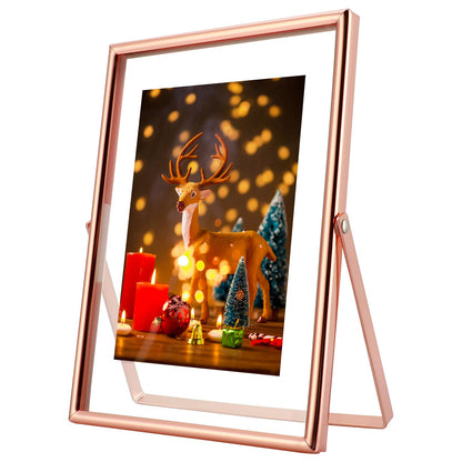 Silver Floating Frame, 4"x6", Horizontal