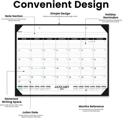 2027 Desk Calendar - 2027 Desk Calendar Large 22x17, Jan 2027‑Dec 2027