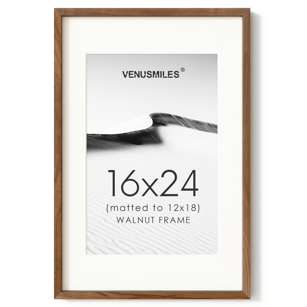 4x6 Picture Frame, USA-Sourced Natural Maple Wood Photo Collage Frame with HD Tempered Glass, Modern Simple 4 x 6 Wooden Frame Matted to 3.5x5, Gallery Wall Frames for Art, Wall or Tabletop Display