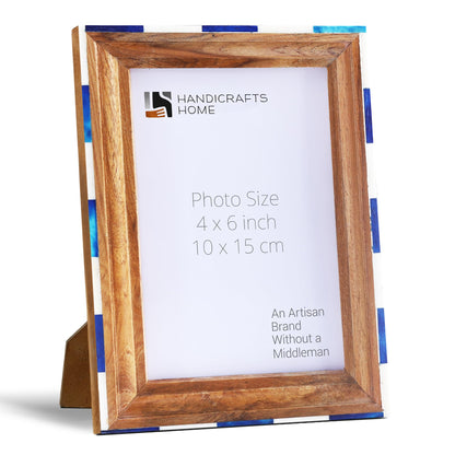 Handicrafts Home Handmade 5x7 Wood Picture Frame Neutral Modern Home Decor