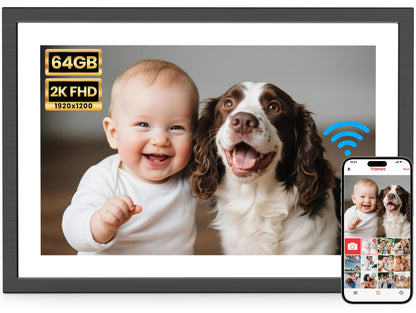 Frameo Digital Picture Frame,10.1" Electronic Photo Frames WiFi, 32GB