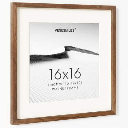 4x6 Picture Frame, USA-Sourced Natural Maple Wood Photo Collage Frame with HD Tempered Glass, Modern Simple 4 x 6 Wooden Frame Matted to 3.5x5, Gallery Wall Frames for Art, Wall or Tabletop Display