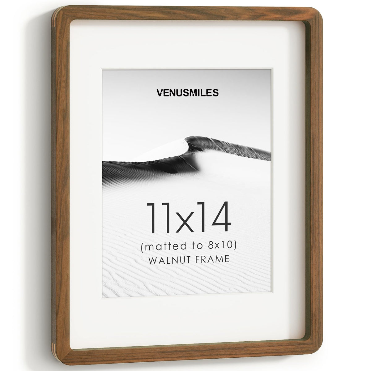 4x6 Picture Frame, USA-Sourced Natural Maple Wood Photo Collage Frame with HD Tempered Glass, Modern Simple 4 x 6 Wooden Frame Matted to 3.5x5, Gallery Wall Frames for Art, Wall or Tabletop Display