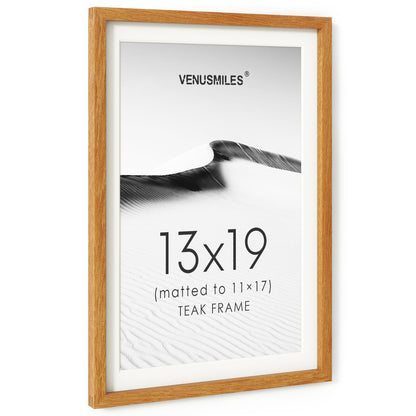 4x6 Picture Frame, USA-Sourced Natural Maple Wood Photo Collage Frame with HD Tempered Glass, Modern Simple 4 x 6 Wooden Frame Matted to 3.5x5, Gallery Wall Frames for Art, Wall or Tabletop Display