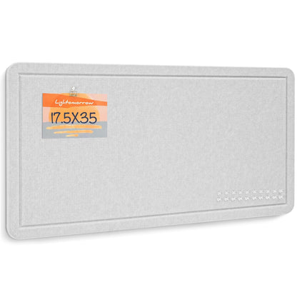 Felt Bulletin Board 36x24 inches, Decorative Pin Board for Home & Office