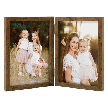 5x7 Triple Picture Frame Tabletop Display for Photos Pink