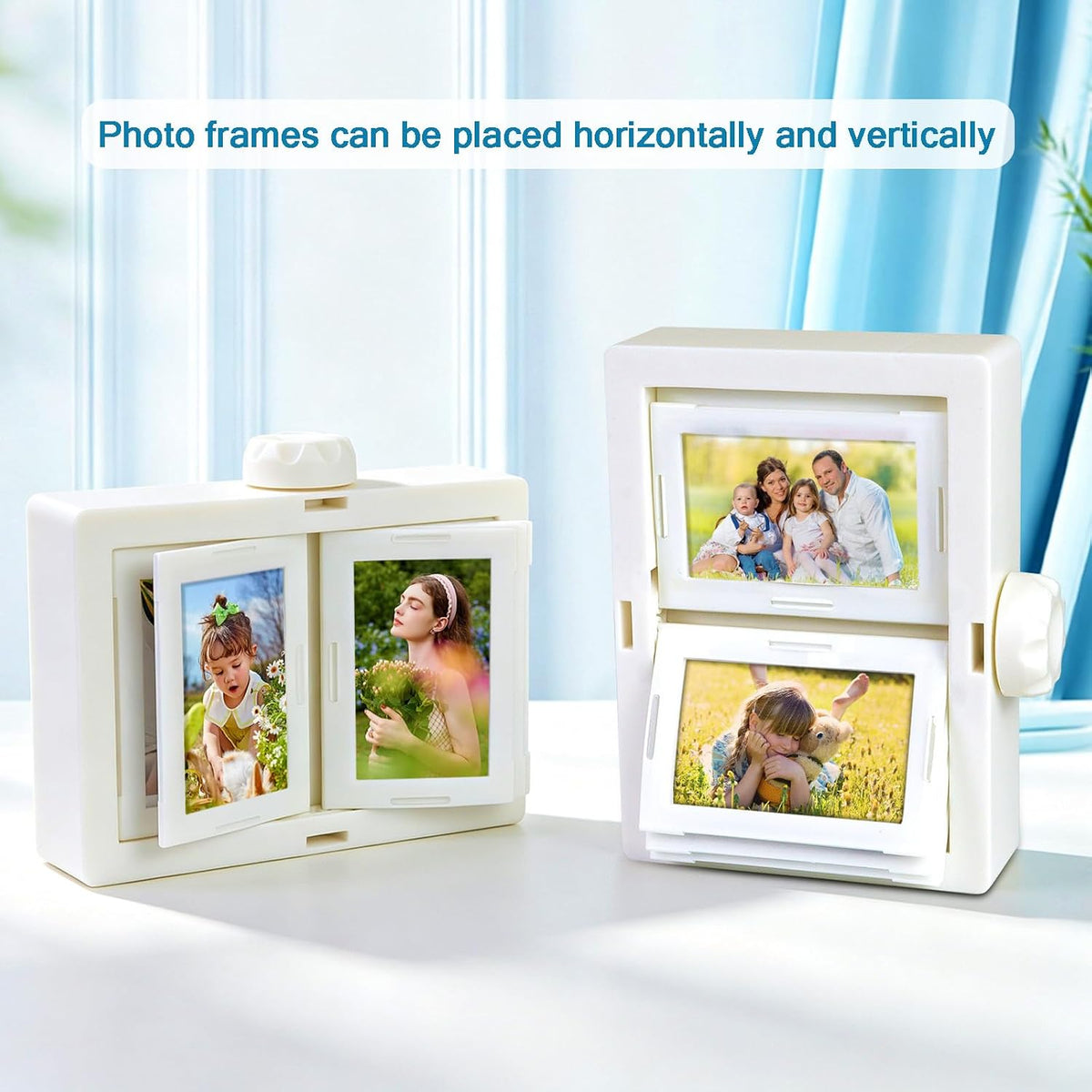 2x3 Mini Picture Frame Rotating frame for Instax Mini Photo Gifts for Women