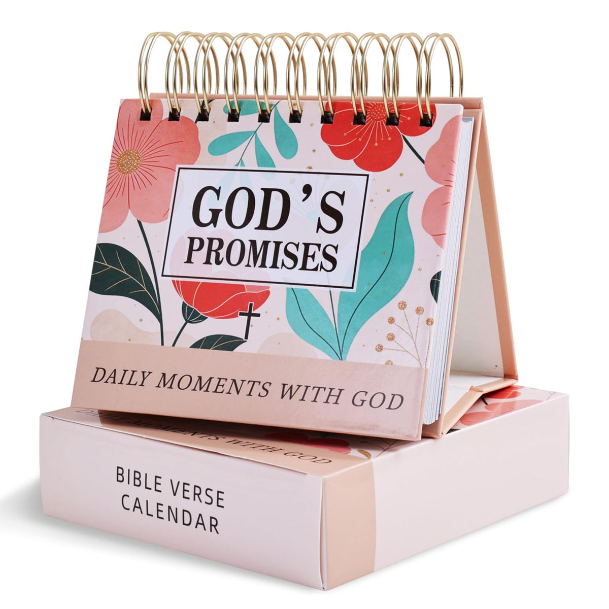 Daily Flip Calendar with Inspirational Quotes - Motivational Perpetual Calendar Desk Office Home Decor for Women, Gifts Desk Accessories for Girls Positive Affirmations