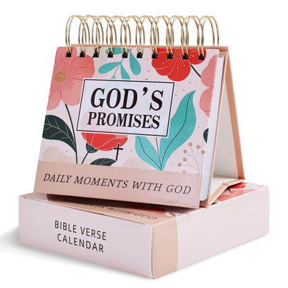 Daily Flip Calendar with Inspirational Quotes - Motivational Perpetual Calendar Desk Office Home Decor for Women, Gifts Desk Accessories for Girls Positive Affirmations