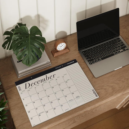 Jotsome Desk Calendar 2026-2027, Large Monthly Desktop Calendar 17"x12"