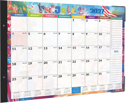 2027 Calendar - 2027 Desk Calendar, 22" x 17", Jan.2027 - Dec.2027