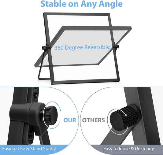 ARCOBIS Small WhiteBoard with Stand 10" X 10"