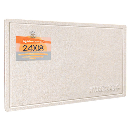 Felt Bulletin Board 36x24 inches, Decorative Pin Board for Home & Office