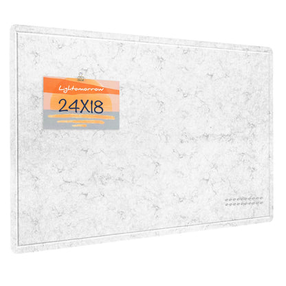 Felt Bulletin Board 36x24 inches, Decorative Pin Board for Home & Office