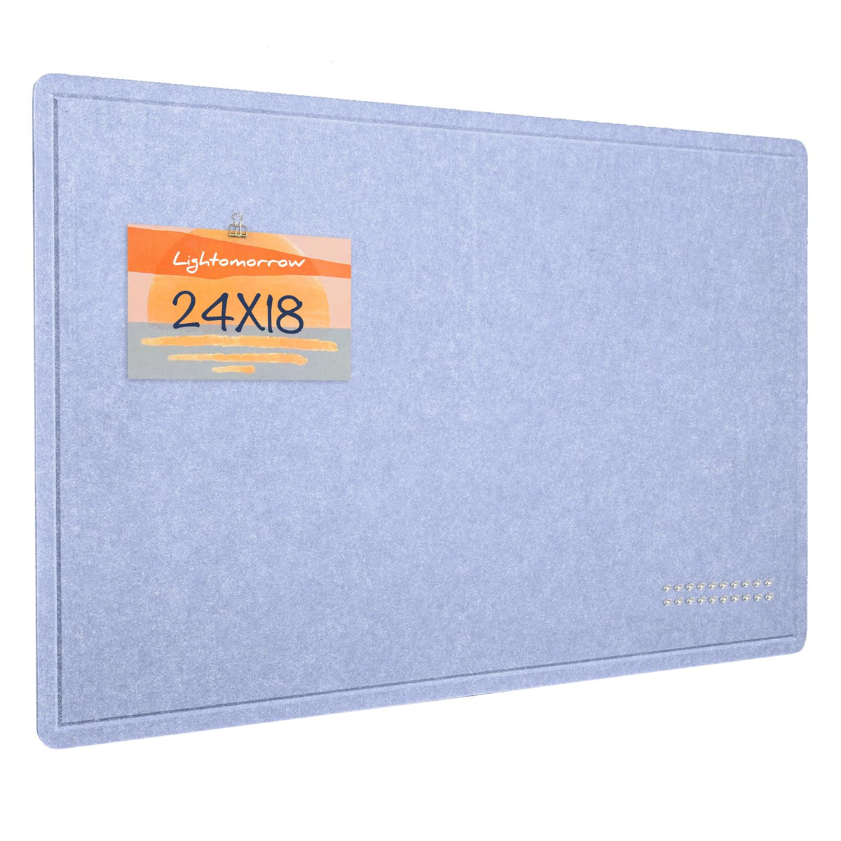 Felt Bulletin Board 36x24 inches, Decorative Pin Board for Home & Office