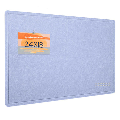 Felt Bulletin Board 36x24 inches, Decorative Pin Board for Home & Office