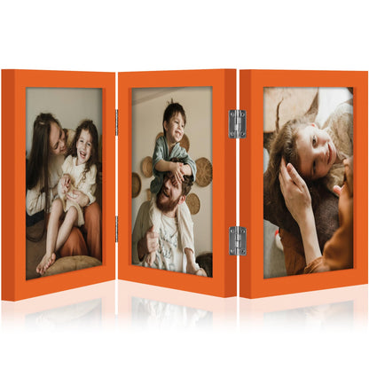 decorUhome Black Triple 4x6 Picture Frame Vertical
