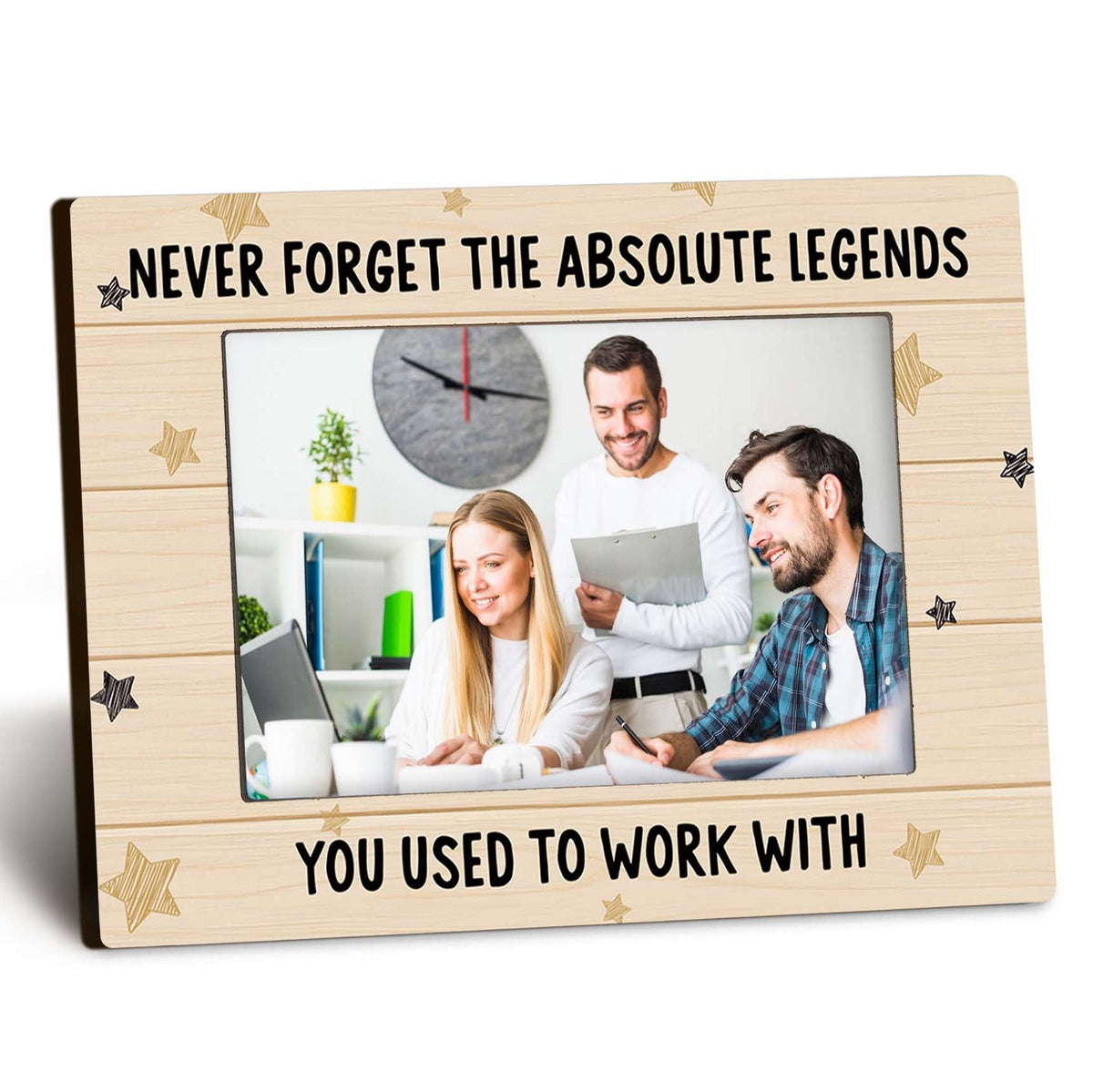 Coworkers 4x6 Picture Frame, Retirement Farewell Photo Frame, Best Retired Gifts for Coworkers Leaving, I Used to Work with Absolute Legends Picture Photo Frames for Desk Decor