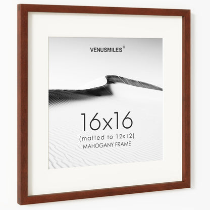 4x6 Picture Frame, USA-Sourced Natural Maple Wood Photo Collage Frame with HD Tempered Glass, Modern Simple 4 x 6 Wooden Frame Matted to 3.5x5, Gallery Wall Frames for Art, Wall or Tabletop Display