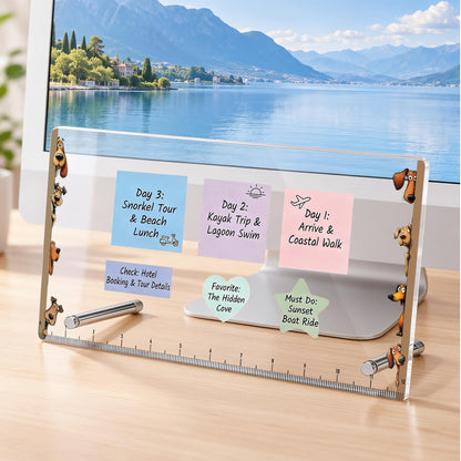 Monitor Memo Board Be The Sunshine Inspirational Acrylic Desk Note Holder