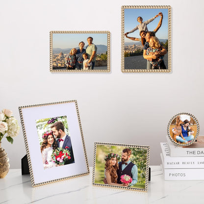 4x6‘’ Gold Arched Picture Frame,Tempered Real Glass Photo Frame with Premium Velvet Backing,for Tabletop & Shelf Display Decorative Frame for Home Office Decor