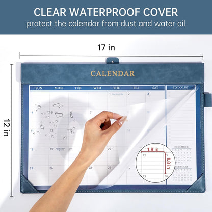 Yoment Desk Calendar 2026-2027, 17" x 12", from Now - Dec 2027(18 Months)