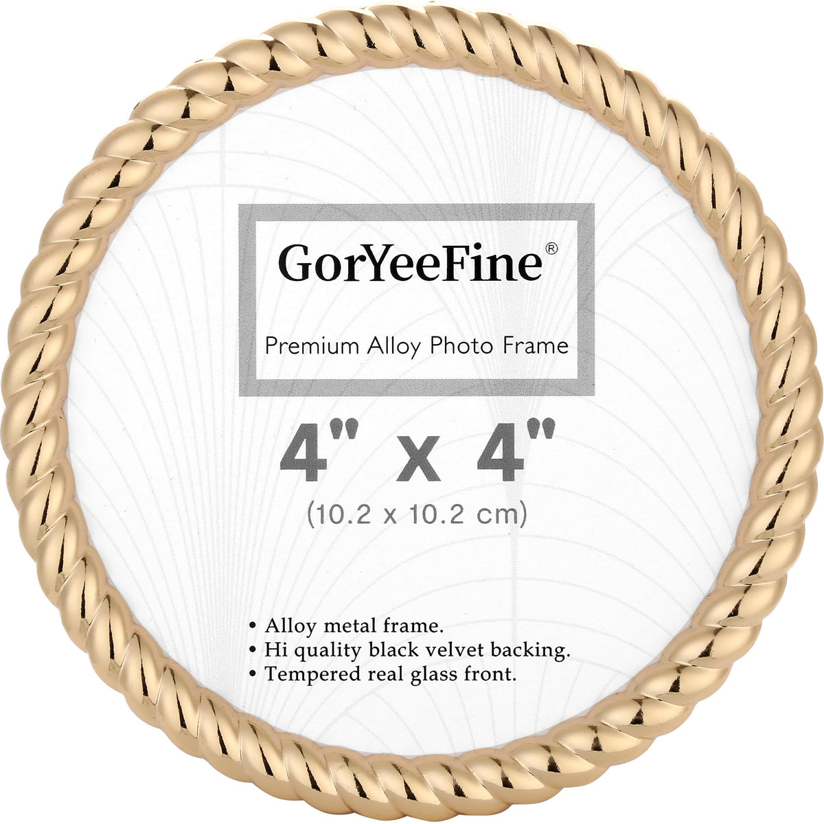 4x6‘’ Gold Arched Picture Frame,Tempered Real Glass Photo Frame with Premium Velvet Backing,for Tabletop & Shelf Display Decorative Frame for Home Office Decor