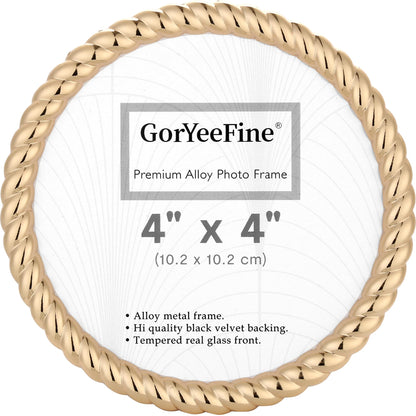 4x6‘’ Gold Arched Picture Frame,Tempered Real Glass Photo Frame with Premium Velvet Backing,for Tabletop & Shelf Display Decorative Frame for Home Office Decor