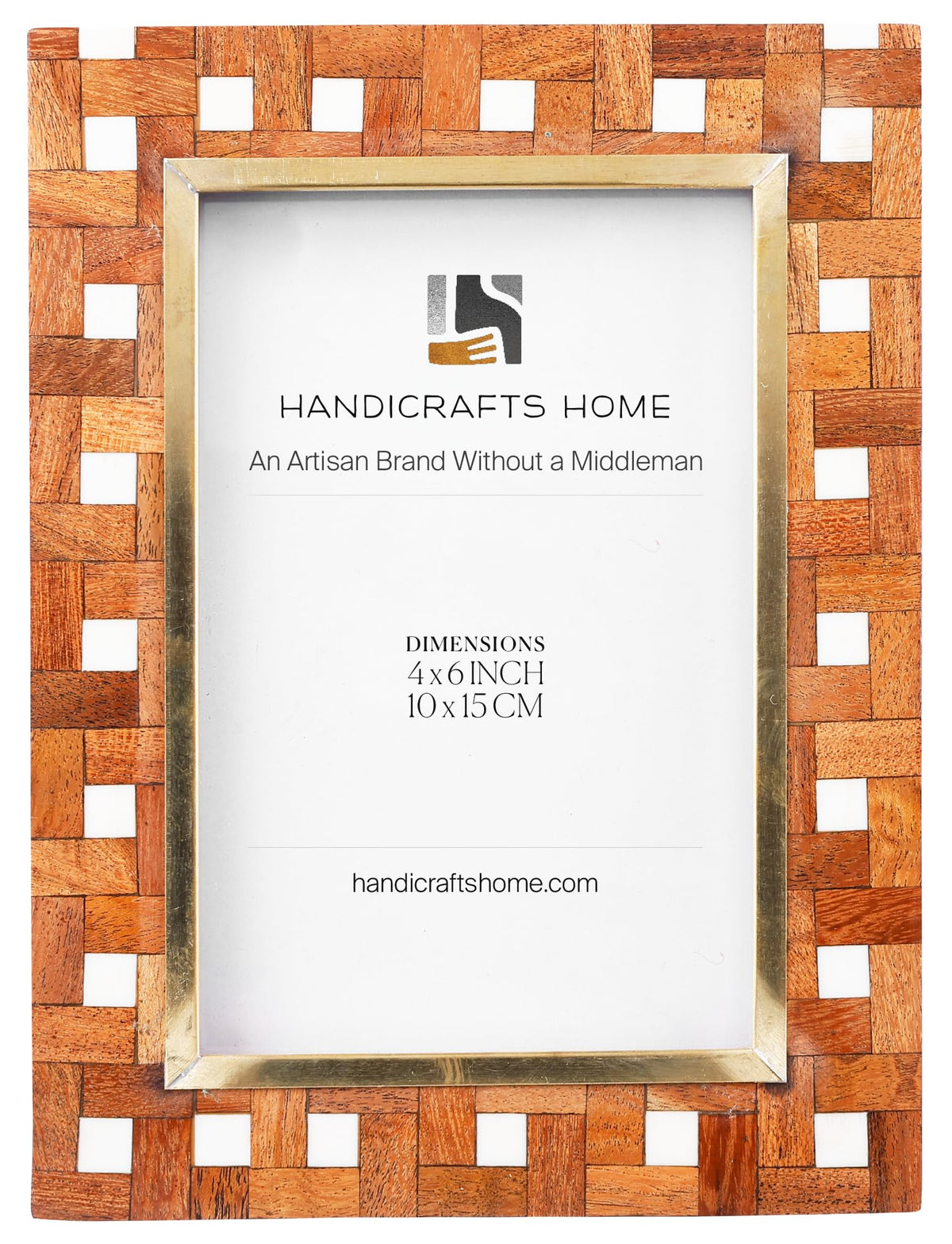 Handicrafts Home Handmade 5x7 Wood Picture Frame Neutral Modern Home Decor