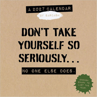 TF Publishing 2027 Anti Affirmations/Daily Sarcasm Daily Desktop Calendar