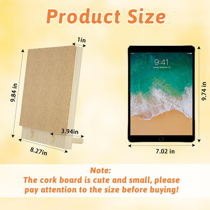 Trycooling Wood Frame Bulletin Board, Cork Board, Wood, Small