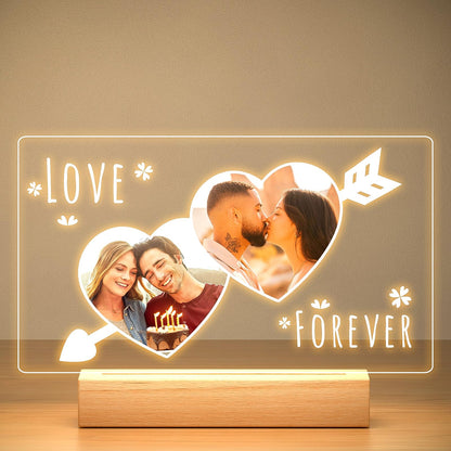 KoxSmar Custom Picture Frame, Personalized Photo Frame, Customized Picture Frames, Personalized Anniversary Birthday Gifts for Women Men Her Him Girlfriend Boyfriend Wife Husband Couple