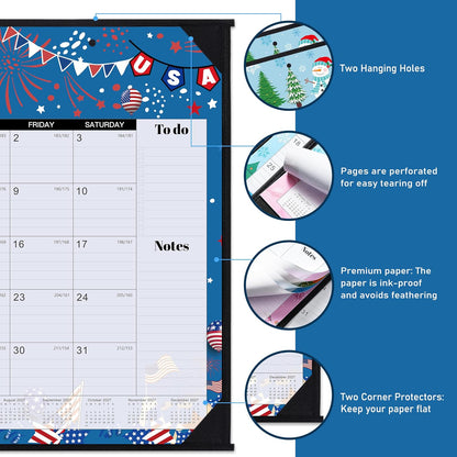 2027 Desk Calendar - Large Desk Calendar 2027, Jan.2027 - Dec.2027