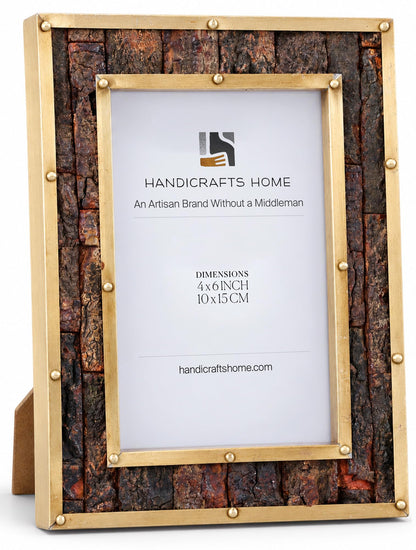 Handicrafts Home Handmade 5x7 Wood Picture Frame Neutral Modern Home Decor