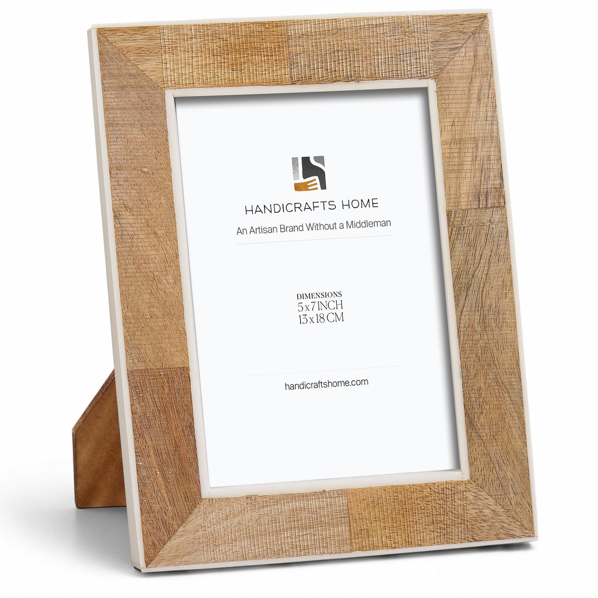 Handicrafts Home Handmade 5x7 Wood Picture Frame Neutral Modern Home Decor