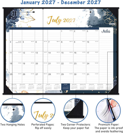 2027 Desk Calendar, Large Desktop Calendar from January - December 2027