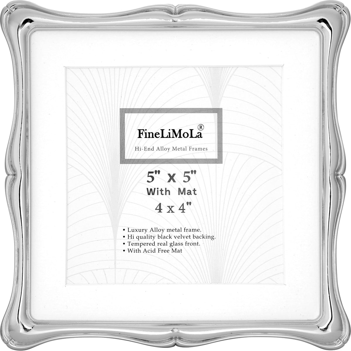5 x7'' Premium Alloy Gold Photo Frame - Luxury Display Hi End Décor Picture Frames 7x5'' with Velvet Backing,Hi End Décor Metal Frames
