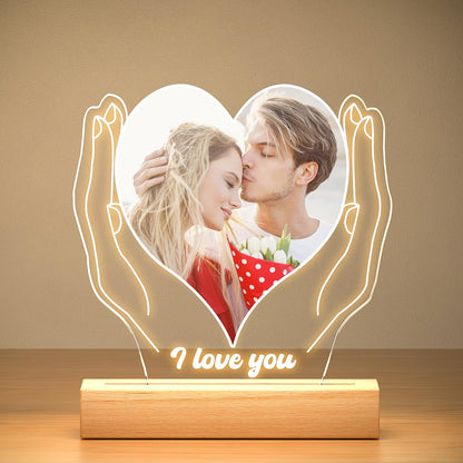 KoxSmar Custom Picture Frame, Personalized Photo Frame, Customized Picture Frames, Personalized Anniversary Birthday Gifts for Women Men Her Him Girlfriend Boyfriend Wife Husband Couple