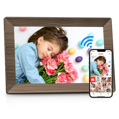 Frameo Digital Picture Frame,10.1" Electronic Photo Frames WiFi, 32GB
