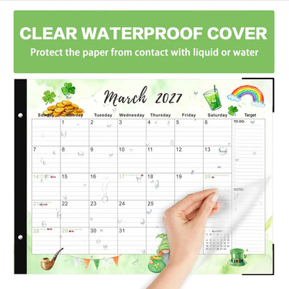 Large Desk Calendar 2026-2027 22x17 Inches,18 Month