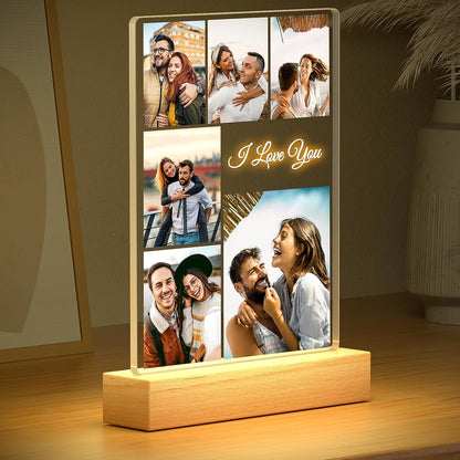 KoxSmar Custom Picture Frame, Personalized Photo Frame, Customized Picture Frames, Personalized Anniversary Birthday Gifts for Women Men Her Him Girlfriend Boyfriend Wife Husband Couple