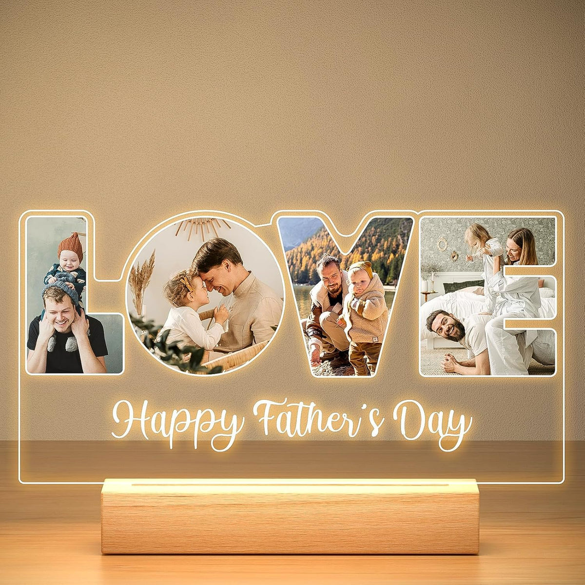 KoxSmar Custom Picture Frame, Personalized Photo Frame, Customized Picture Frames, Personalized Anniversary Birthday Gifts for Women Men Her Him Girlfriend Boyfriend Wife Husband Couple