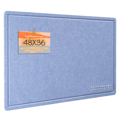 Felt Bulletin Board 36x24 inches, Decorative Pin Board for Home & Office