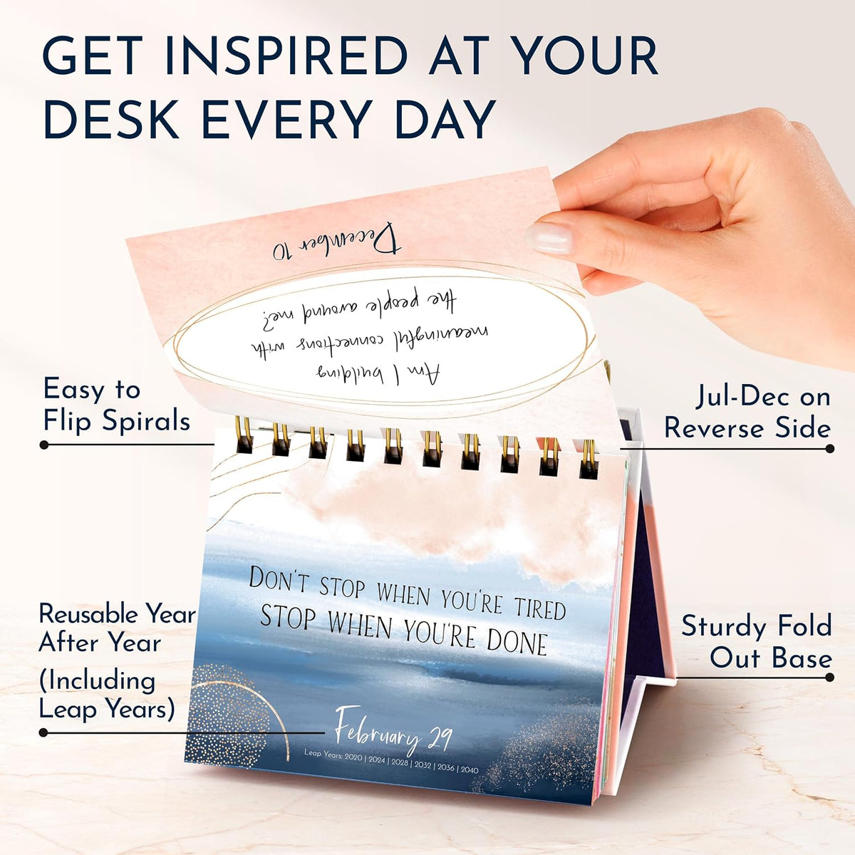 Motivational Calendar, Quotes & Reflections, Inspirational Gift for Women